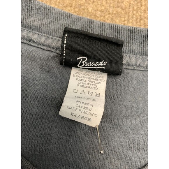 Harley-Davidson Shirt Mens XL Hollywood 3D Los Angeles Ca Graffiti Dual Logo - Picture 7 of 8